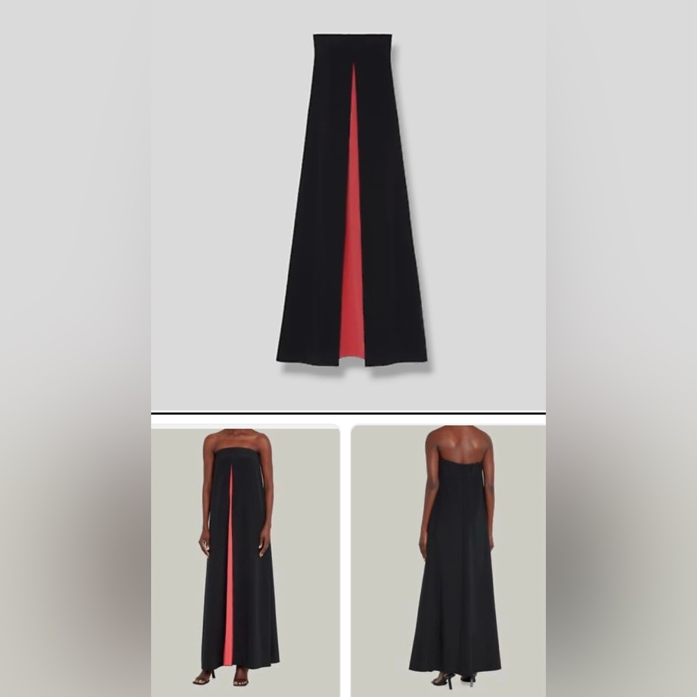 Elegant Black Strapless Dress